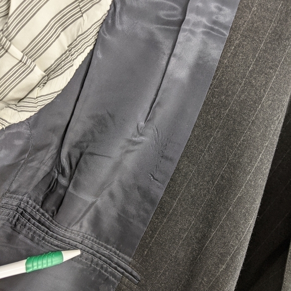 VTG Brooks Brothers Golden Fleece Sport Coat Suit Jacket All Wool Pinstripe - Picture 10 of 14